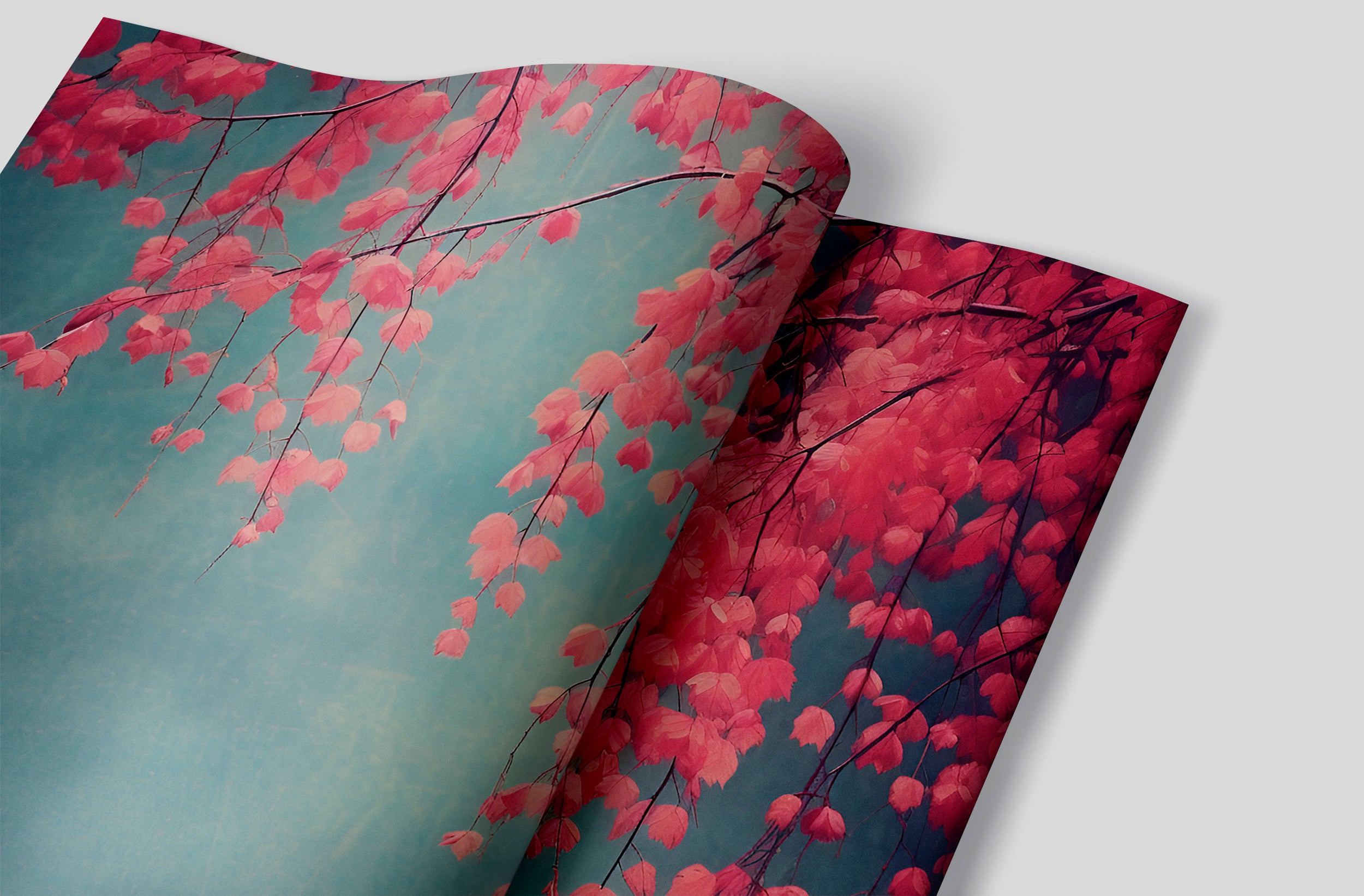 Sakura Blossom Mural for Serene Spaces