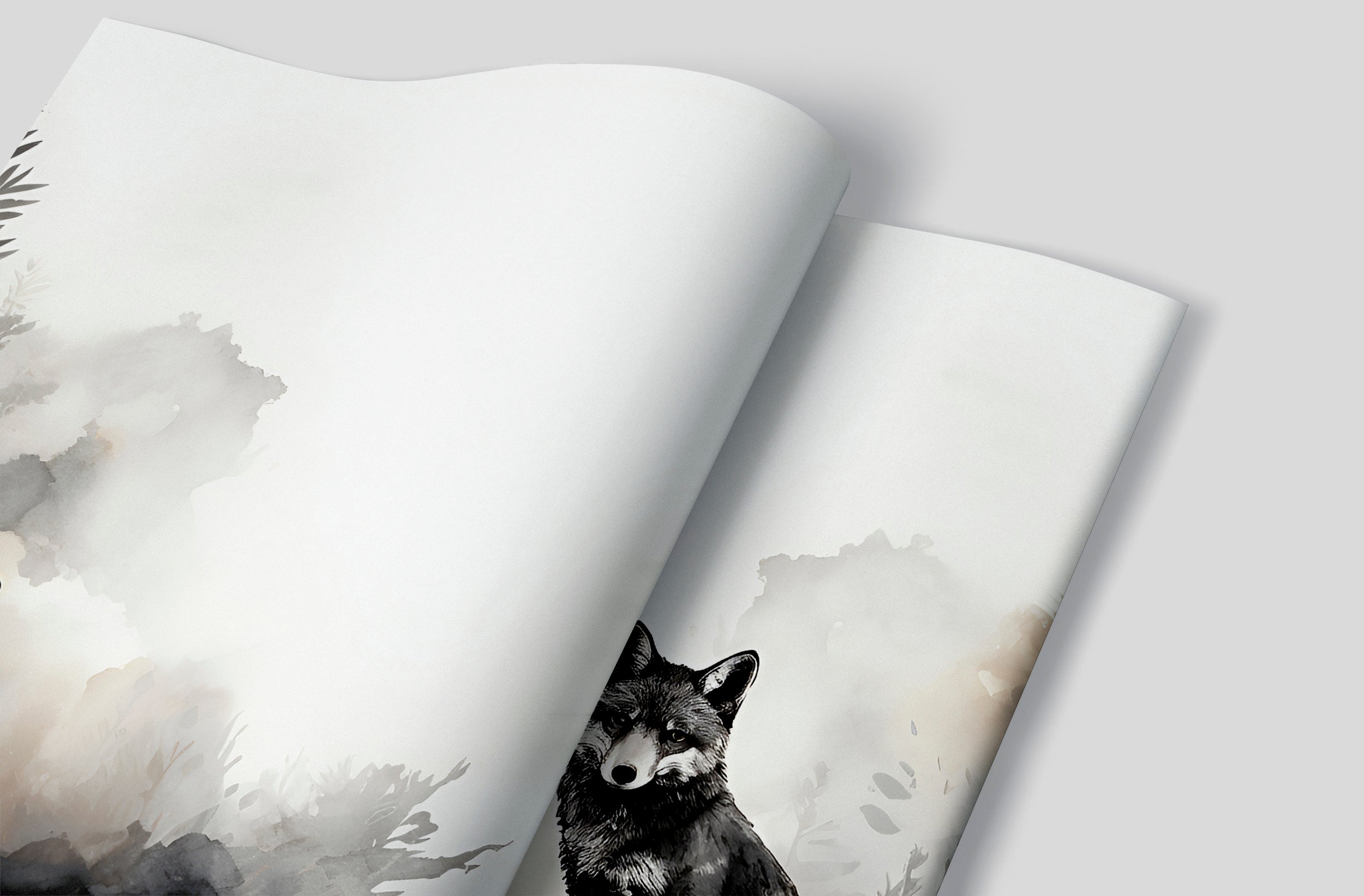 Peel and Stick Fox Wallpaper Elegance