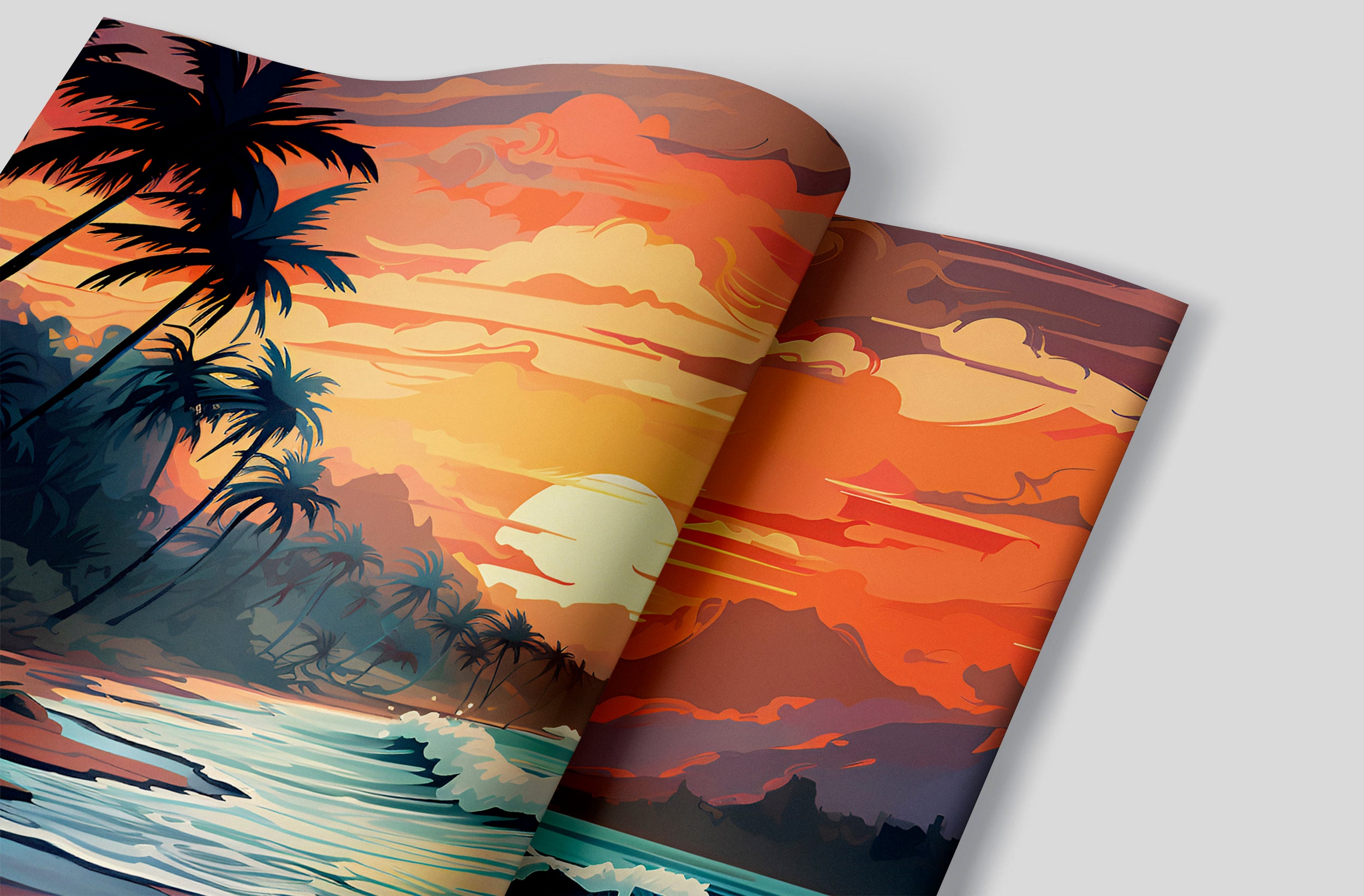 Soothing Peel and Stick Landscape