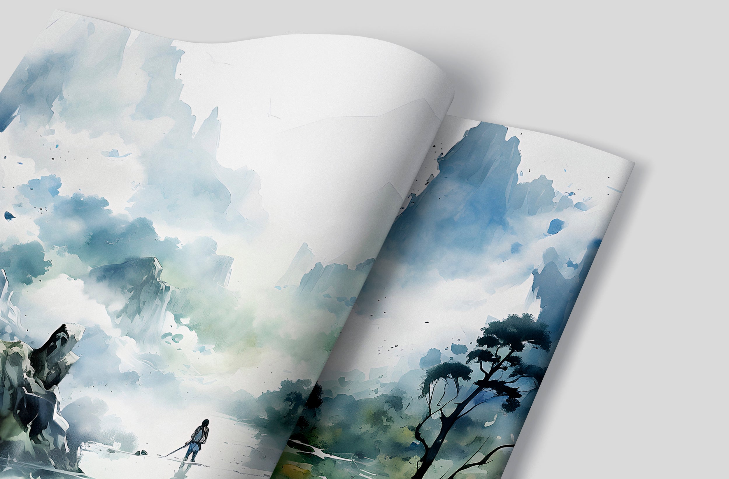 Misty Mountain Forest Wall Decor