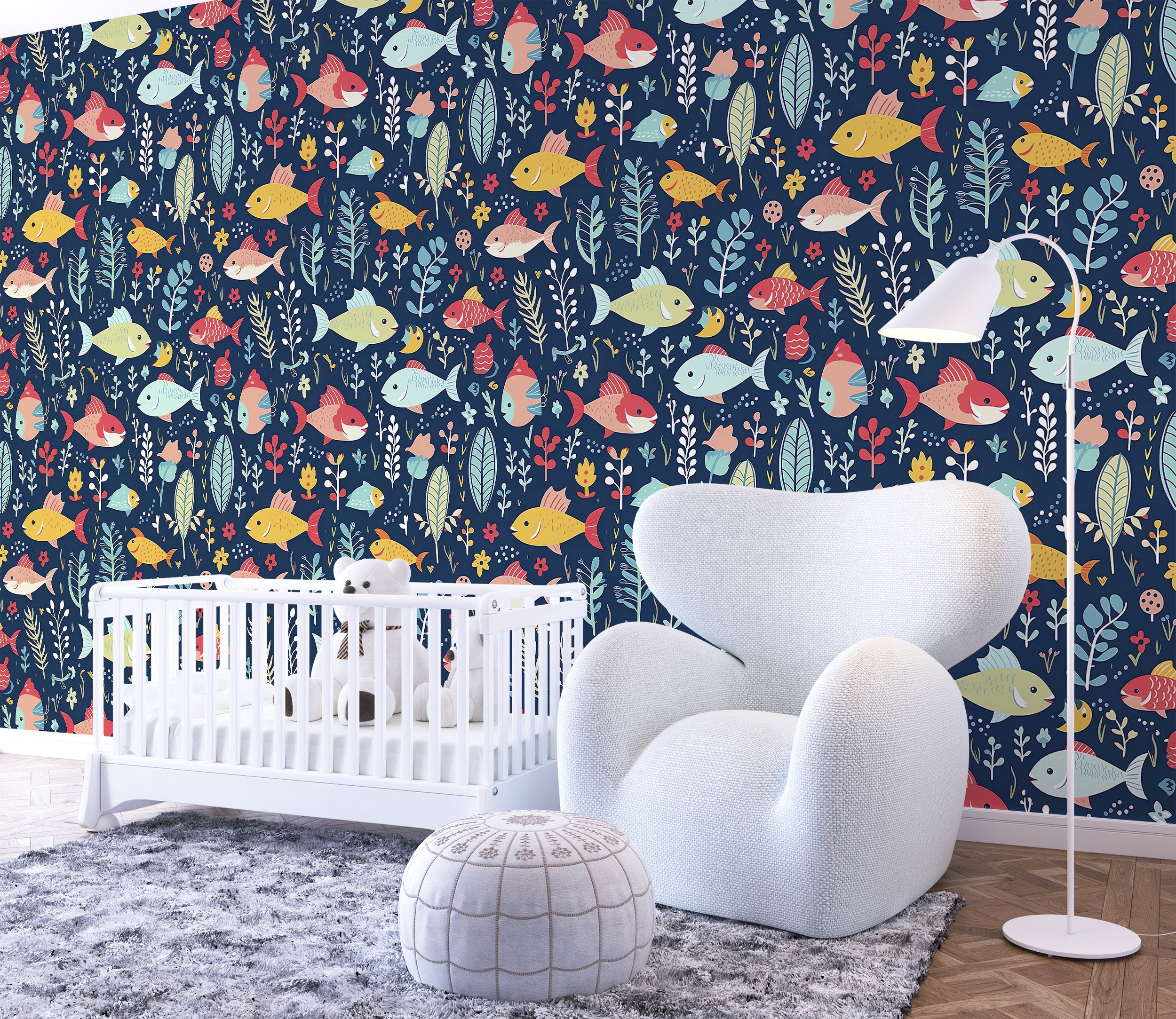 Removable Kids Room Ocean Decor in Detail