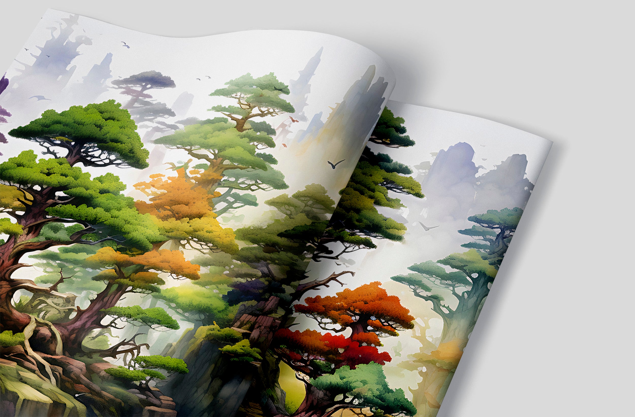 Magical Fairy Landscape in Room Setting