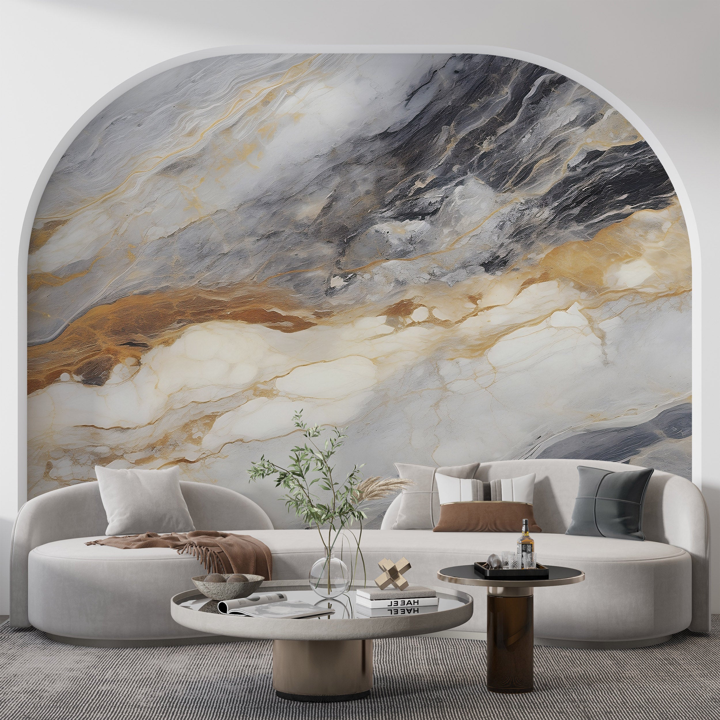 Custom Size Stone Texture Wall Decor Elevating Room's Visual Appeal