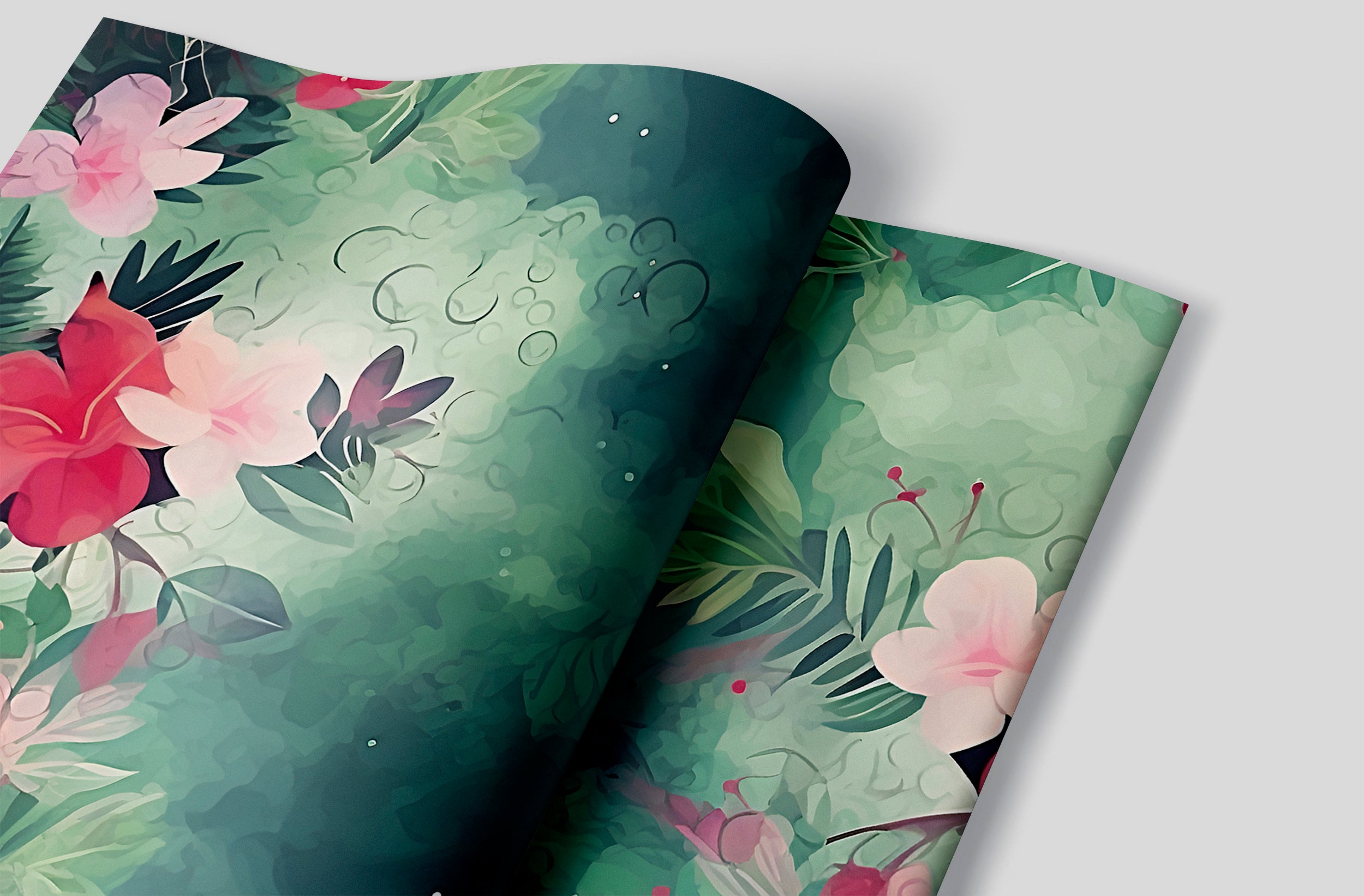 Peel and Stick Floral Wallpaper