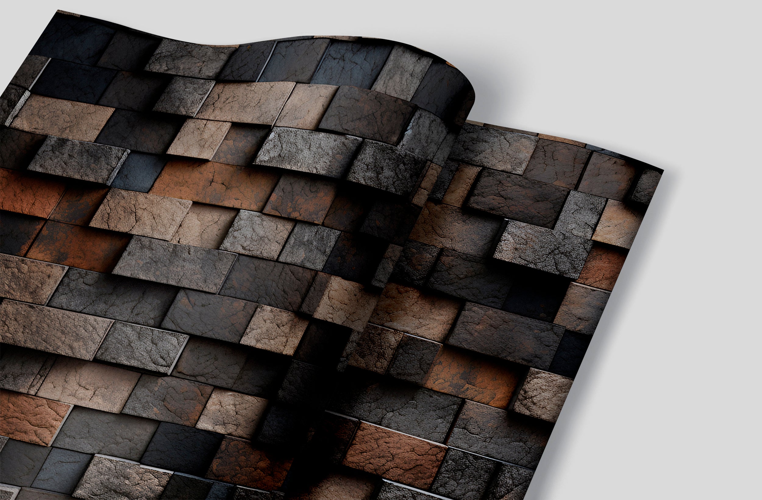 Peel and Stick Stone Wall Digital Backdrops