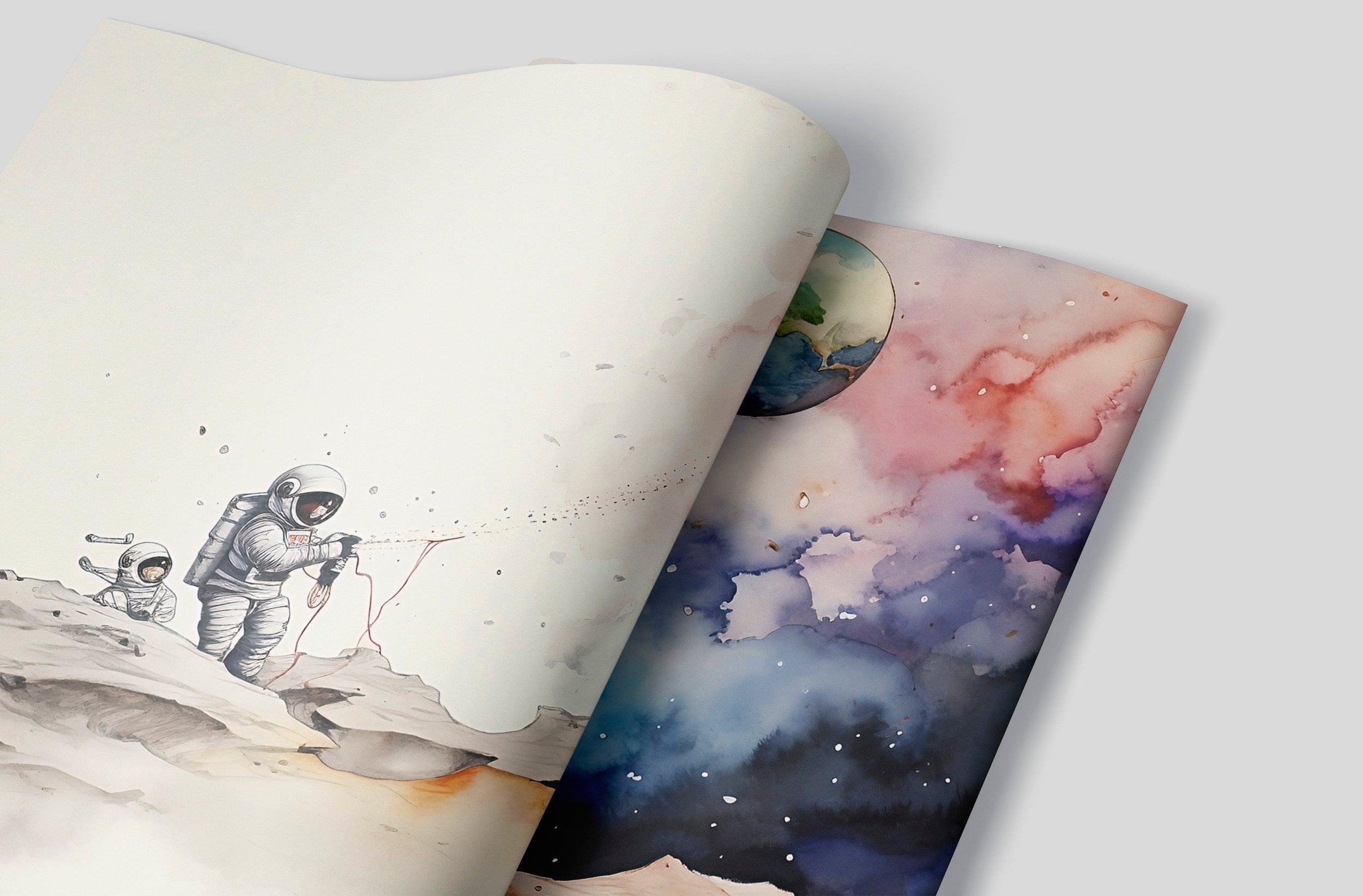 Nursery Astronaut Mural Igniting Imagination