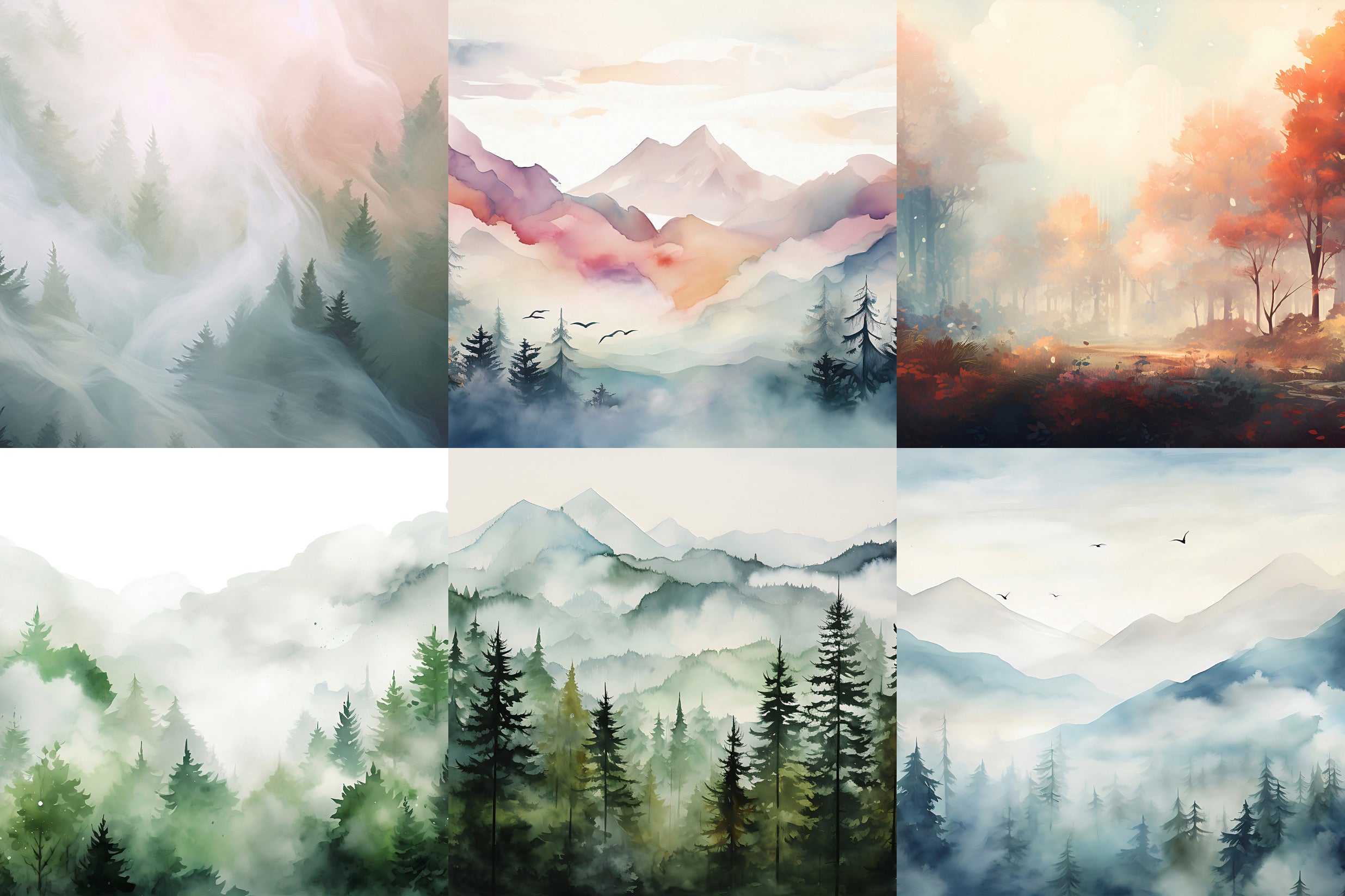 Forest Wallpaper & Mural Collection