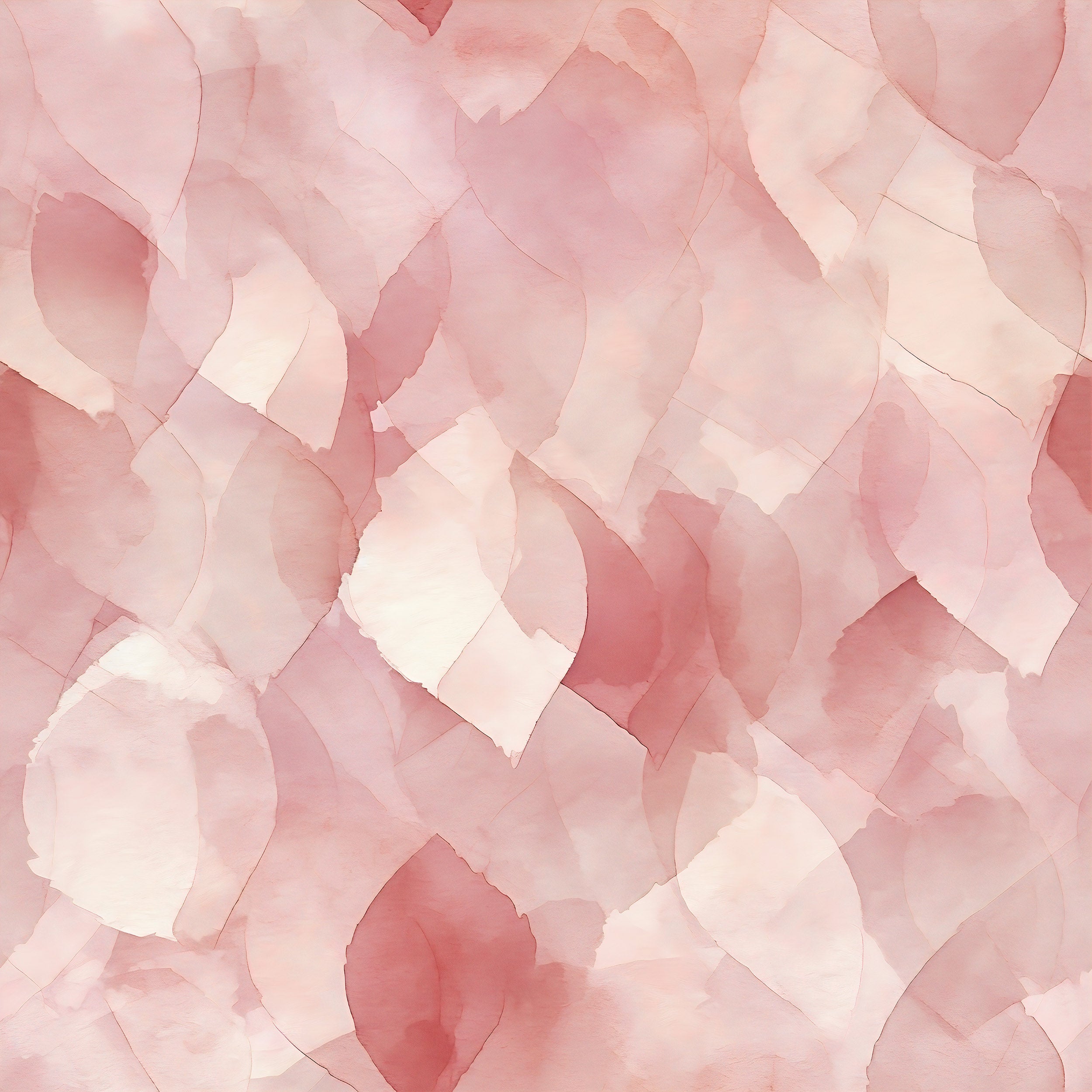 Abstract Kids Room Wall Decor in Dusty Rose
