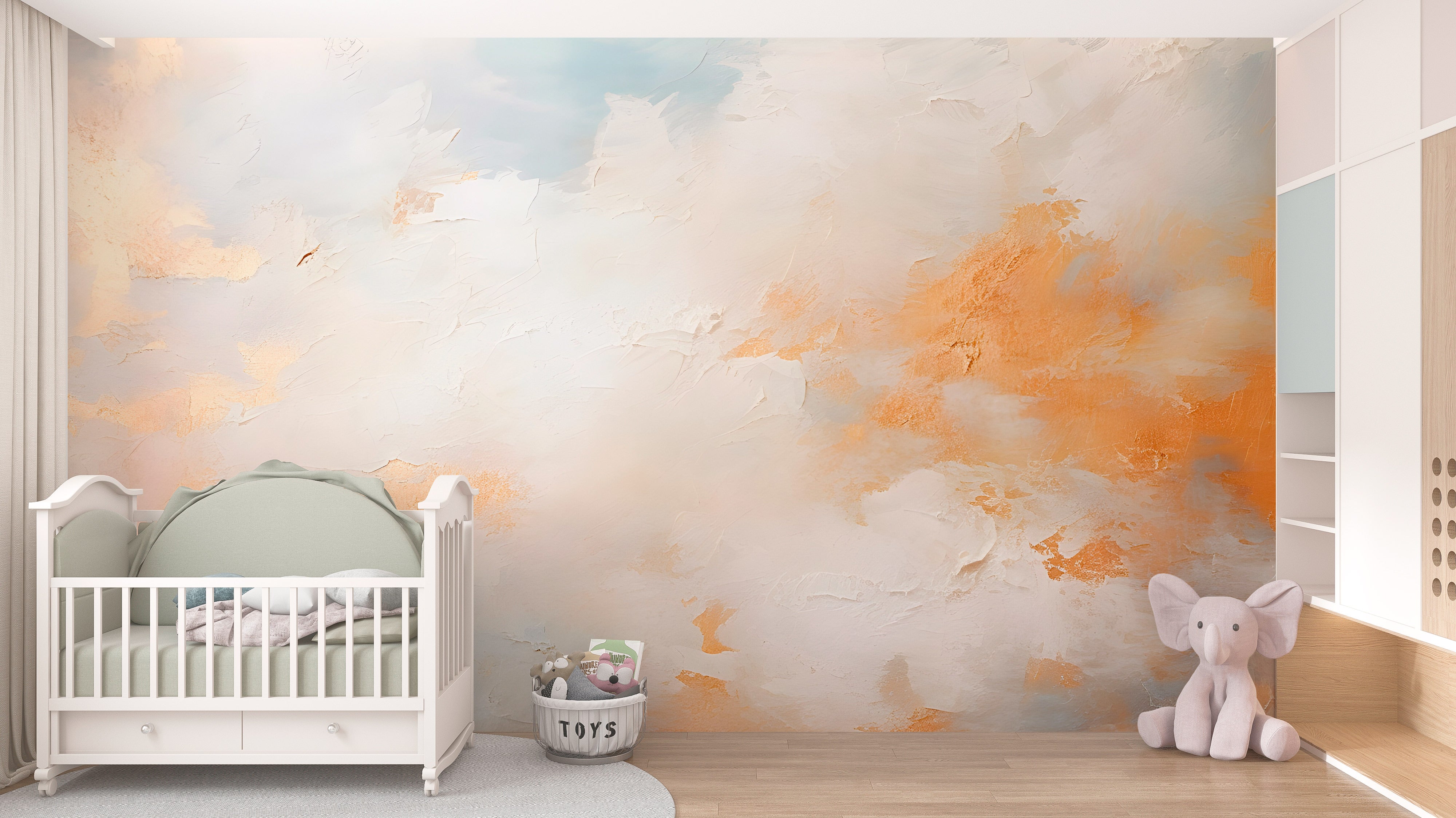 Dreamy Clouds Removable Wall Covering