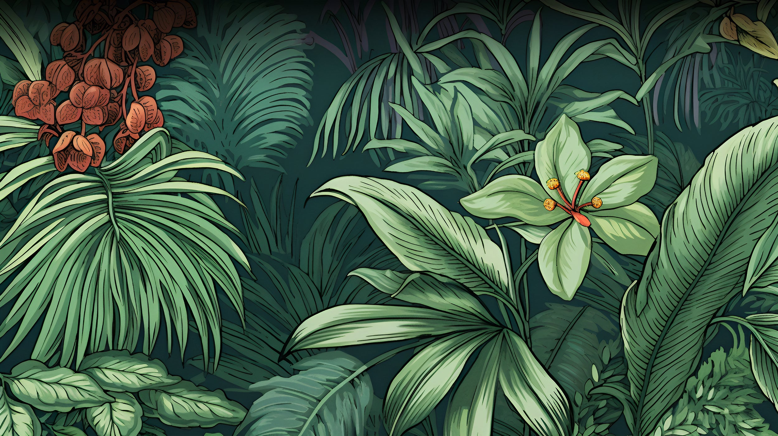 Rainforest Wallpaper for Lush Ambiance