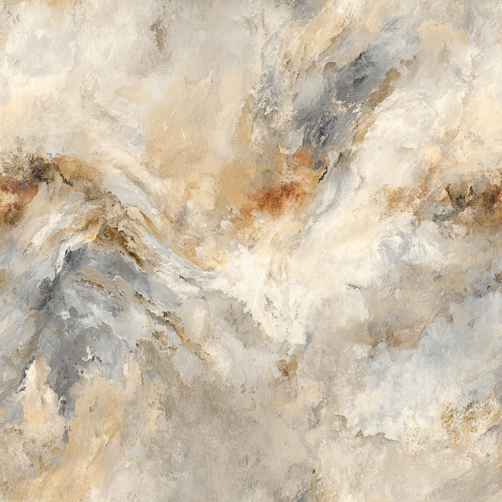 Neutral Marble Swirl Pattern Wallpaper – Beige, Grey & Gold Abstract Wall Design