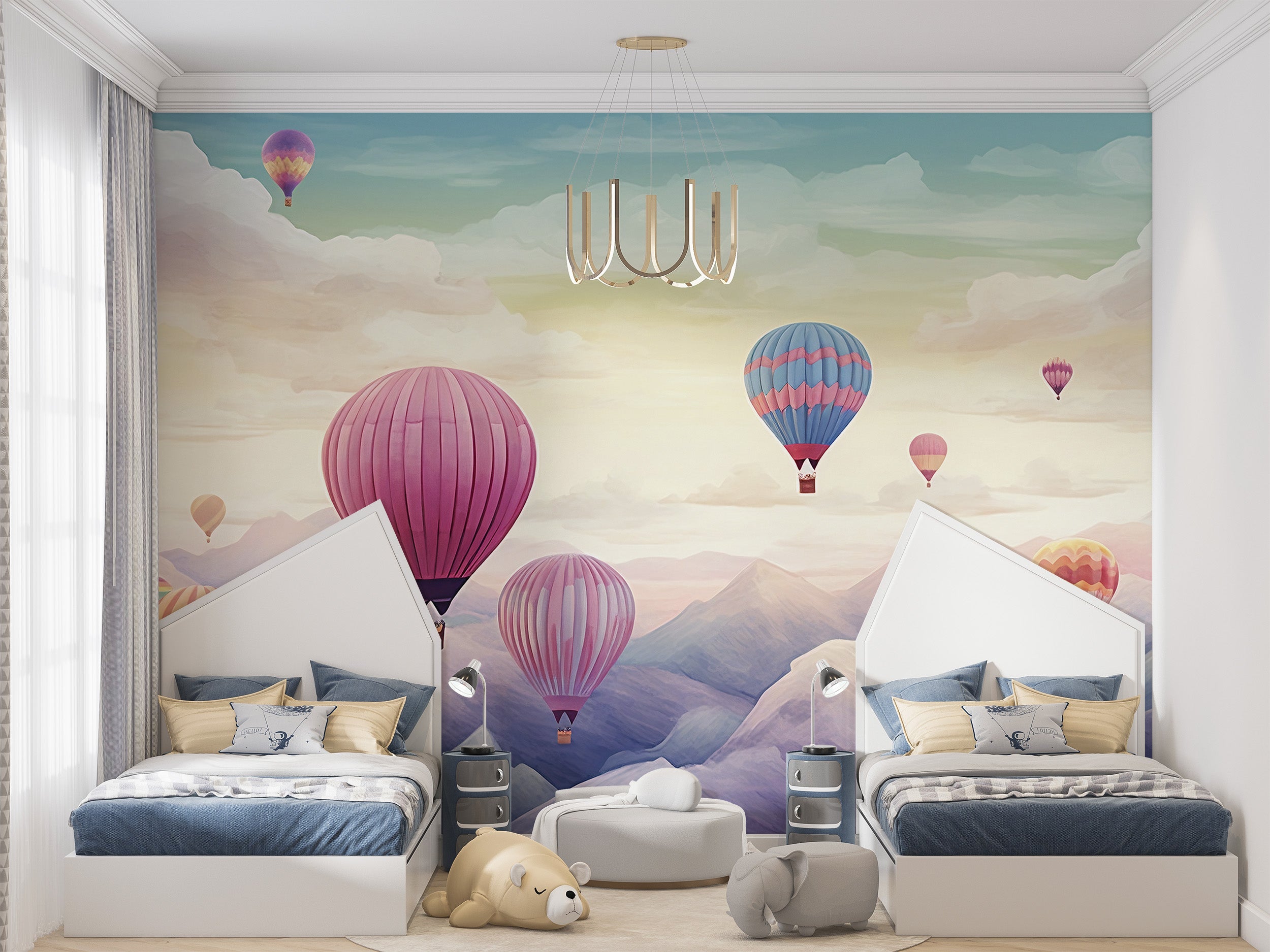Effortless Application of Adventure-Inspired Wall Covering