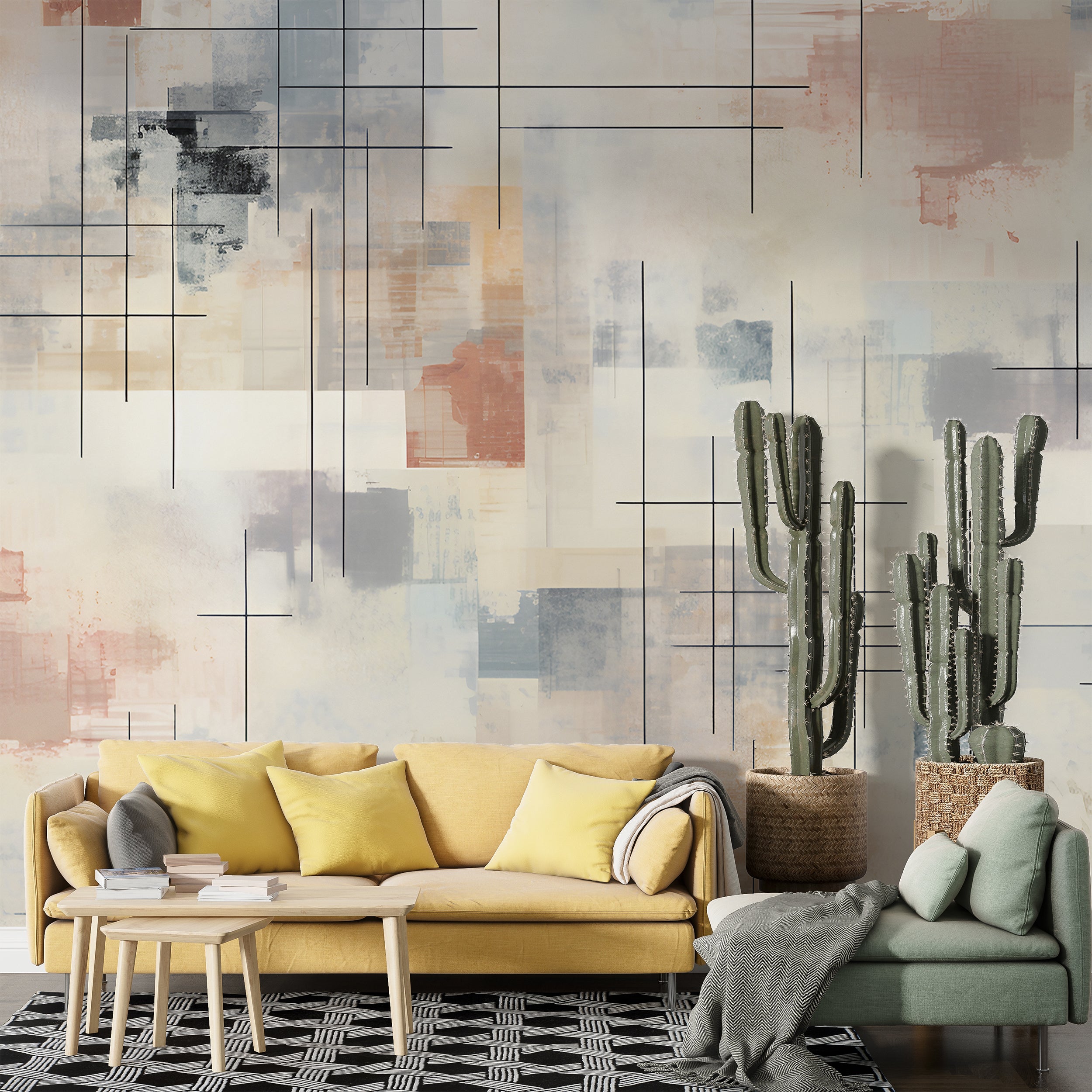 Geometric Shapes Wallpaper for Modern Vibes