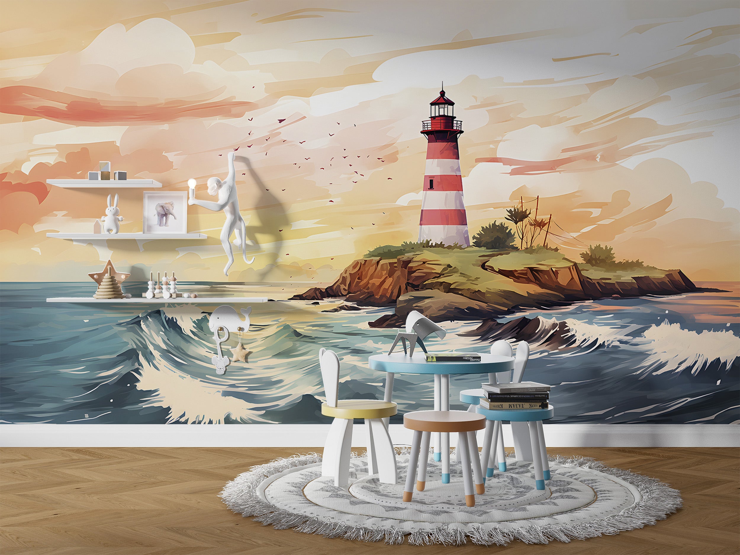 Transform Your Room with Lighthouse Wallpaper