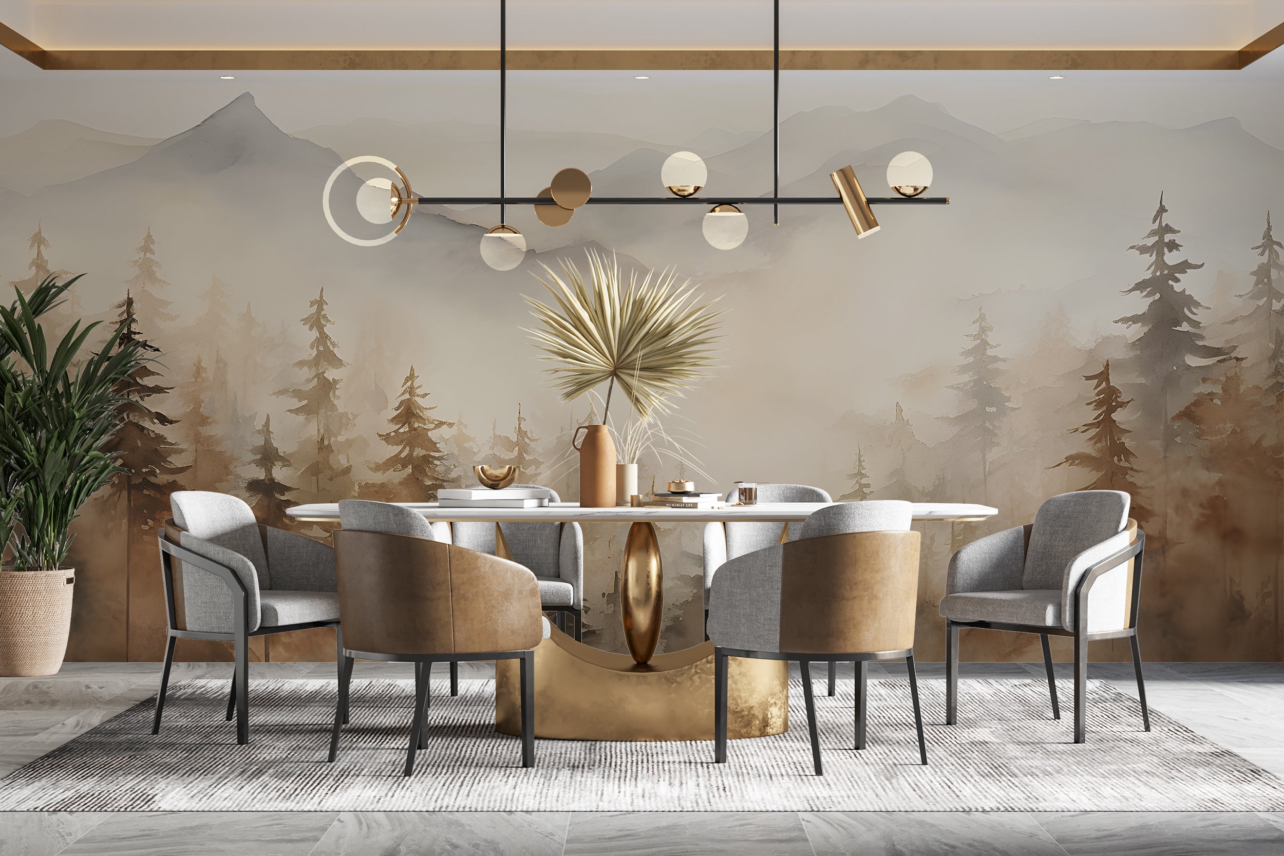 Elevate Your Decor with Forest and Mountains