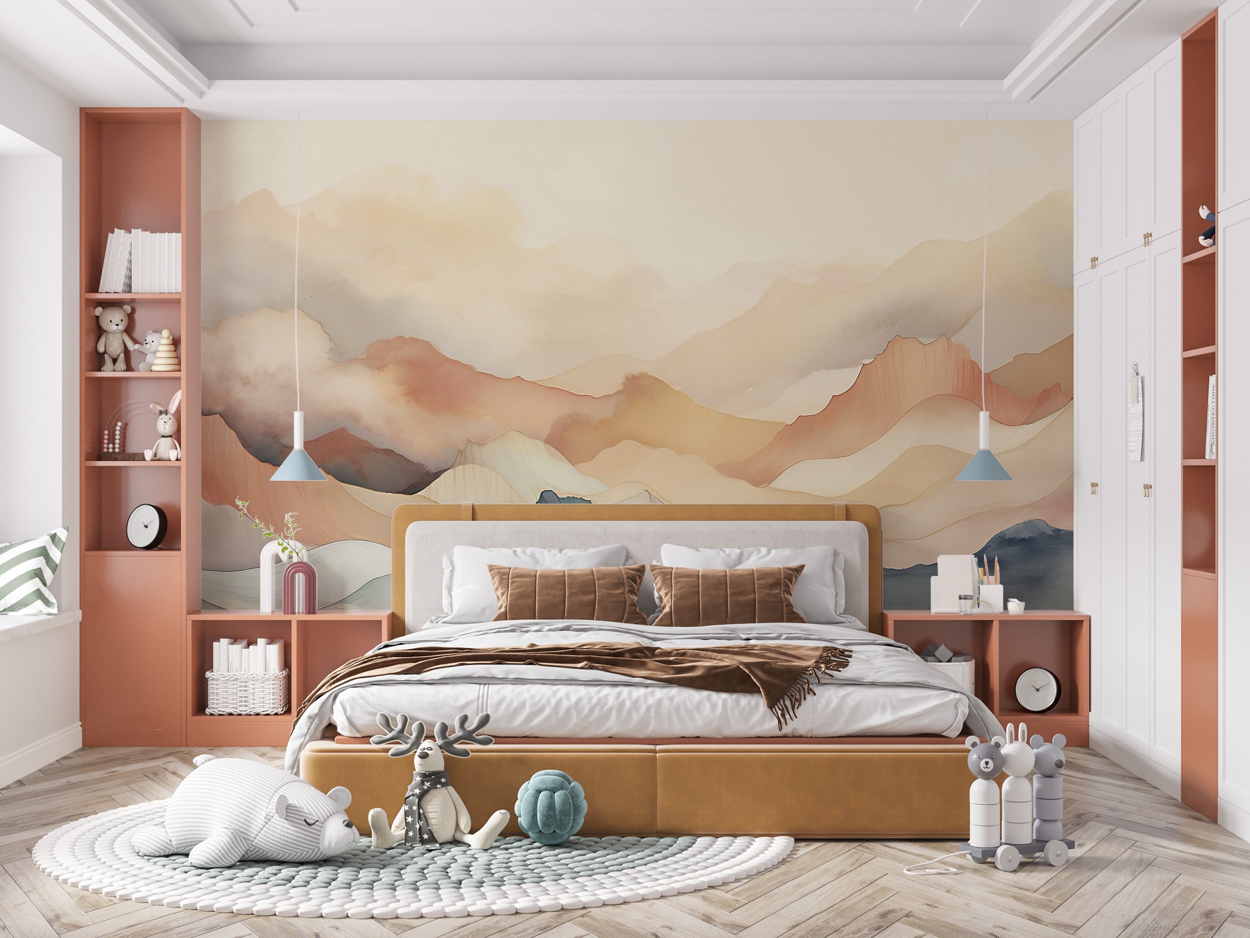 Redefine Space with Pastel Landscape Wall Decor
