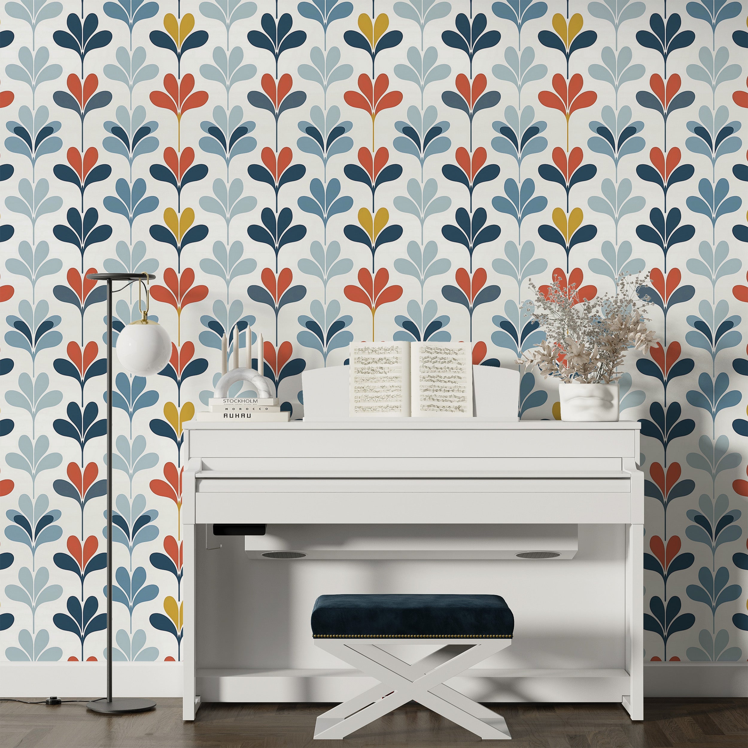 Peel and Stick Accent Wall with Botanical Charm
