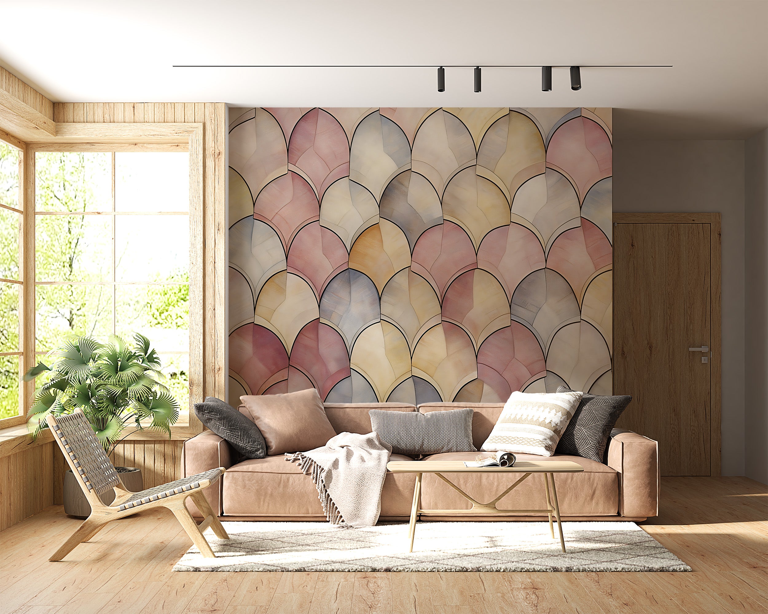 Transform Your Room with Abstract Geometry Design