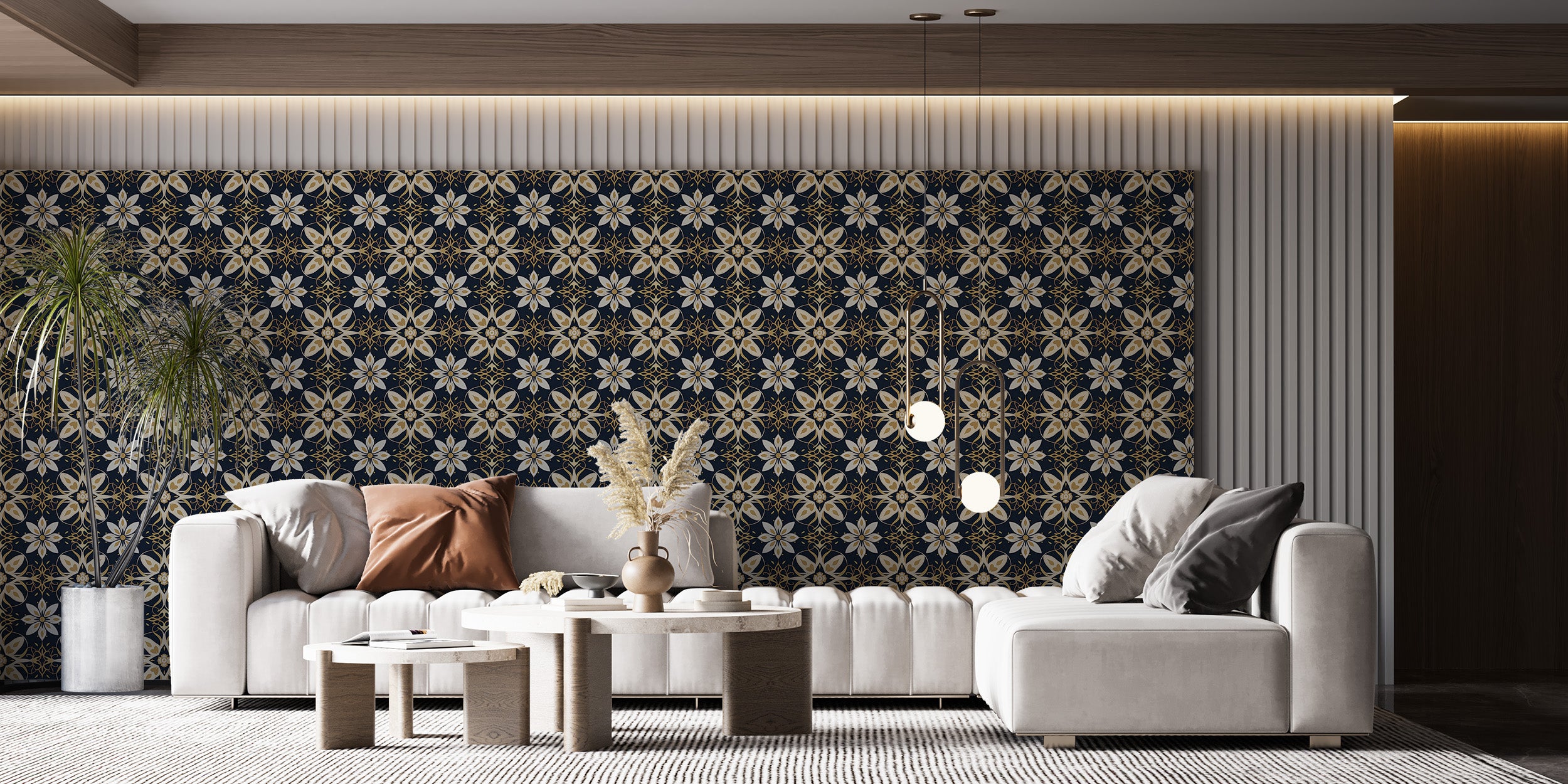 Removable Geometric Wall Decals Detail