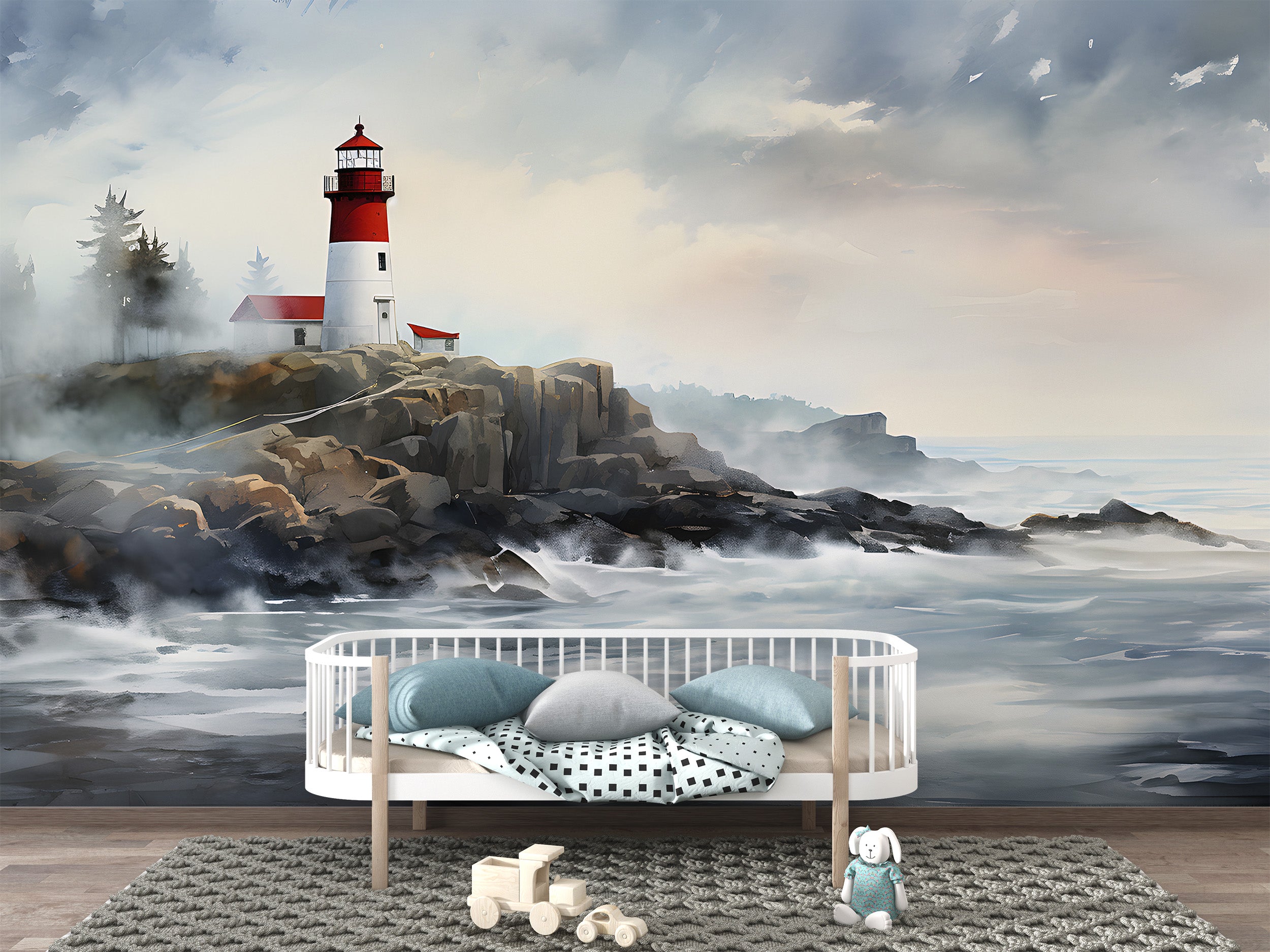 Transform Your Room with Lighthouse Wallpaper