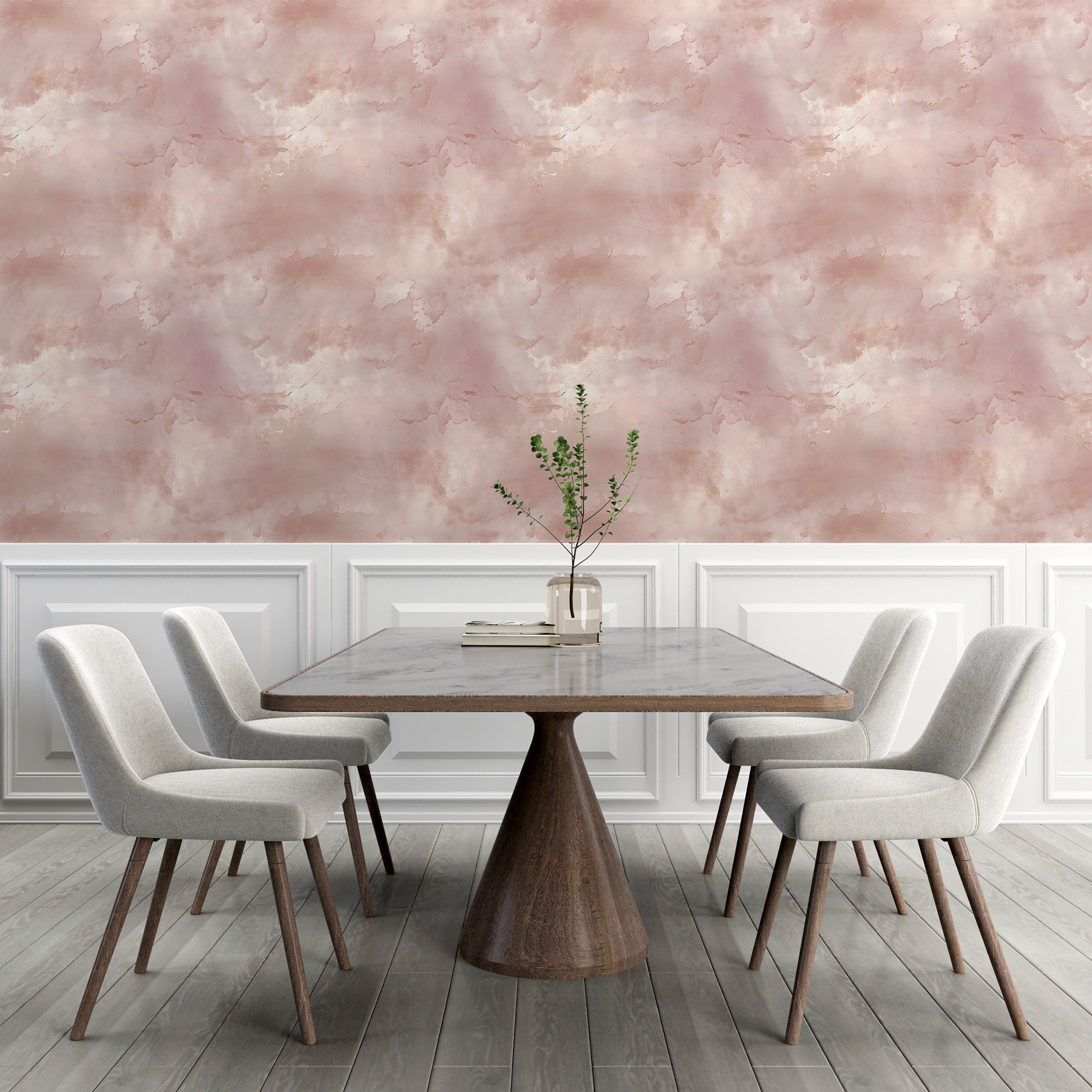 Create Finesse with Pink Brushed Texture Wallpaper
