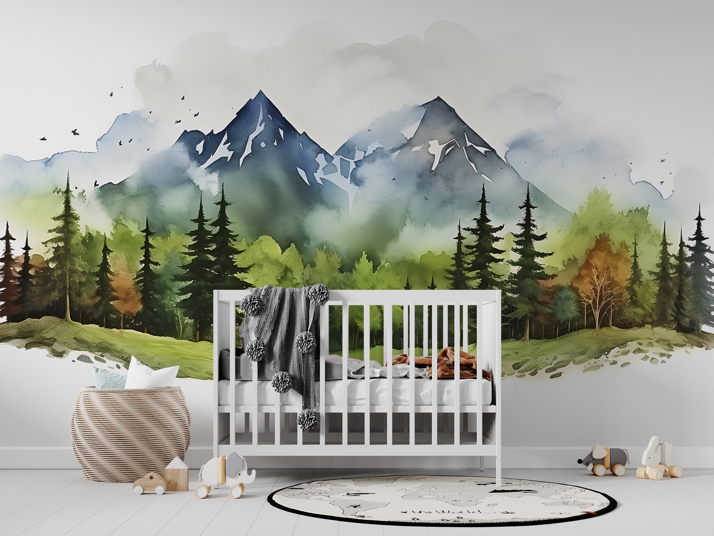 Pine Mountain Nursery Wallpaper