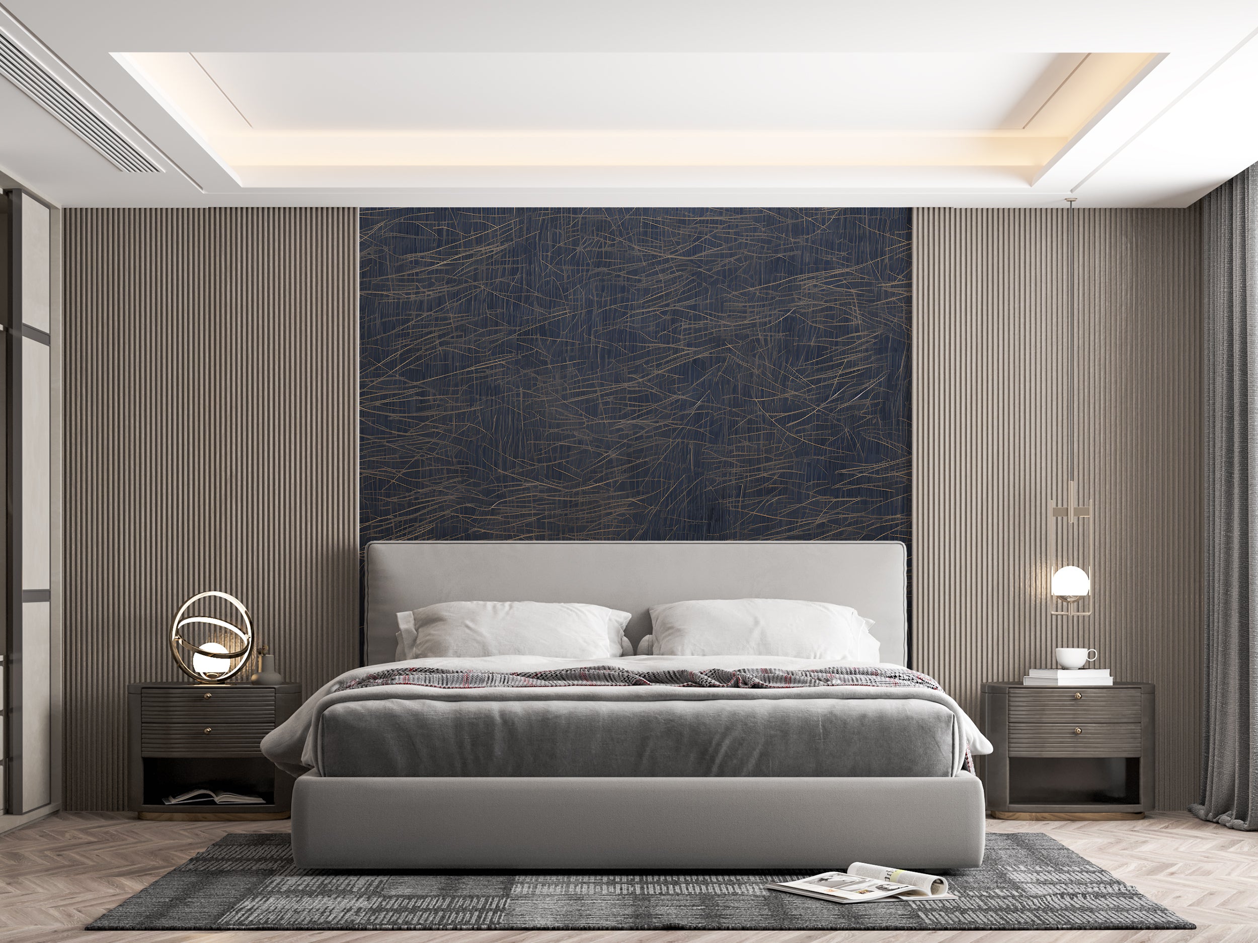 Sleek Minimalist Pattern Wallpaper Elegance