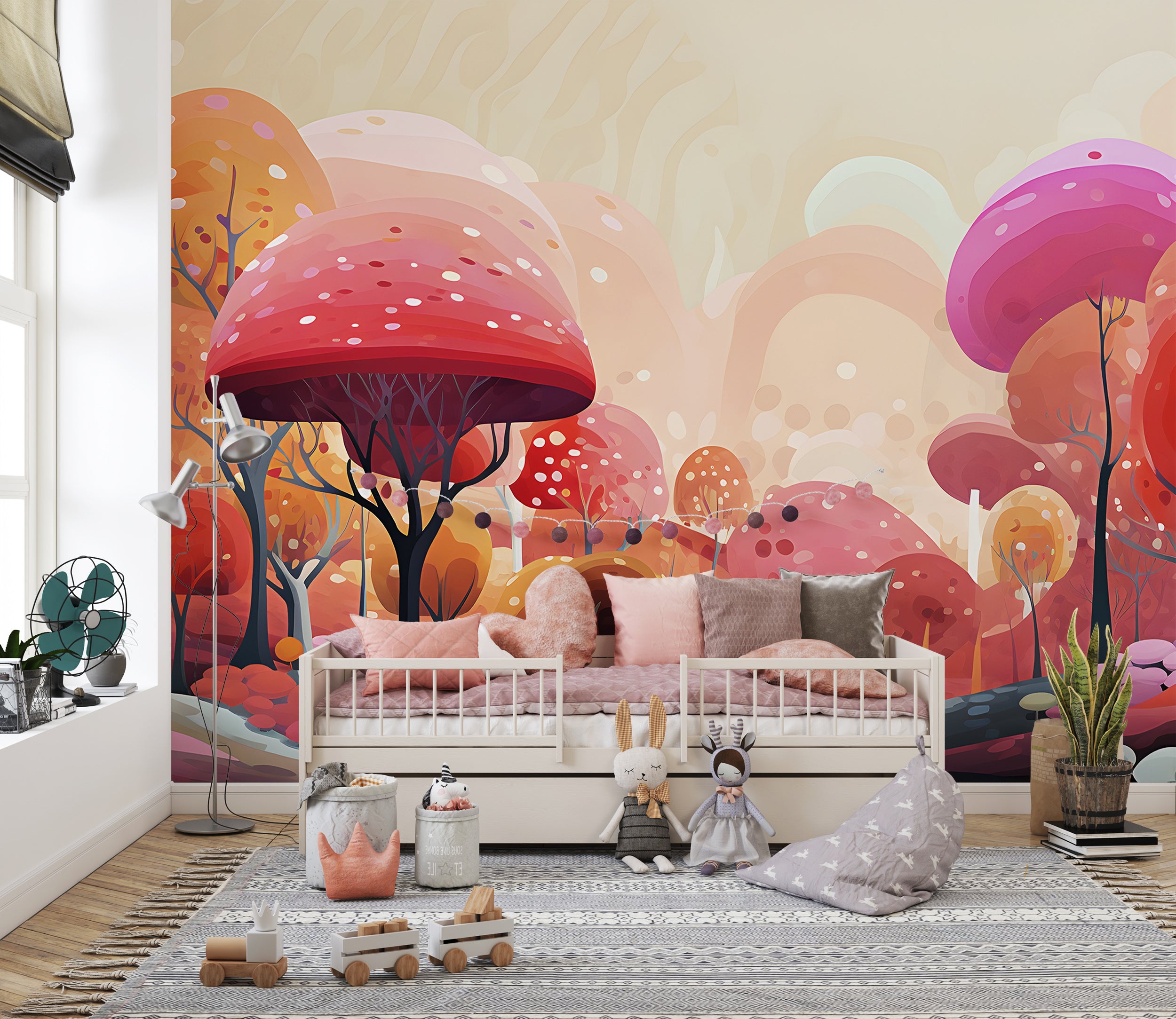 Fairytale Nursery Room Wallpaper