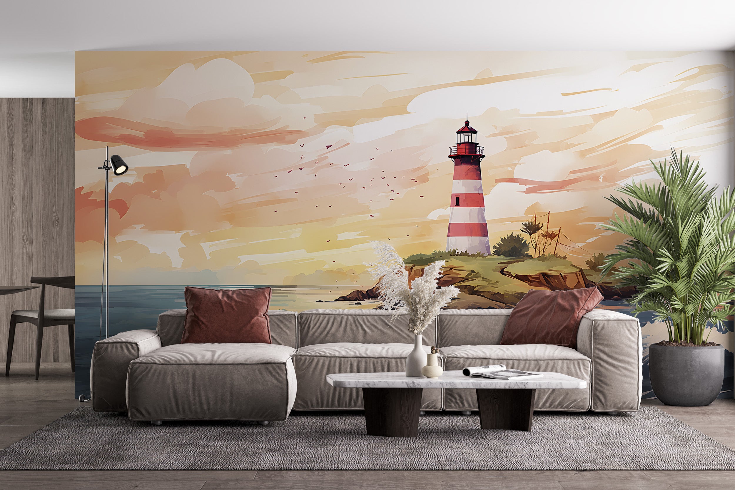nvoke Coastal Whimsy with Watercolor Wall Art