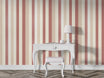 Pink Striped Peel and Stick Wallpaper