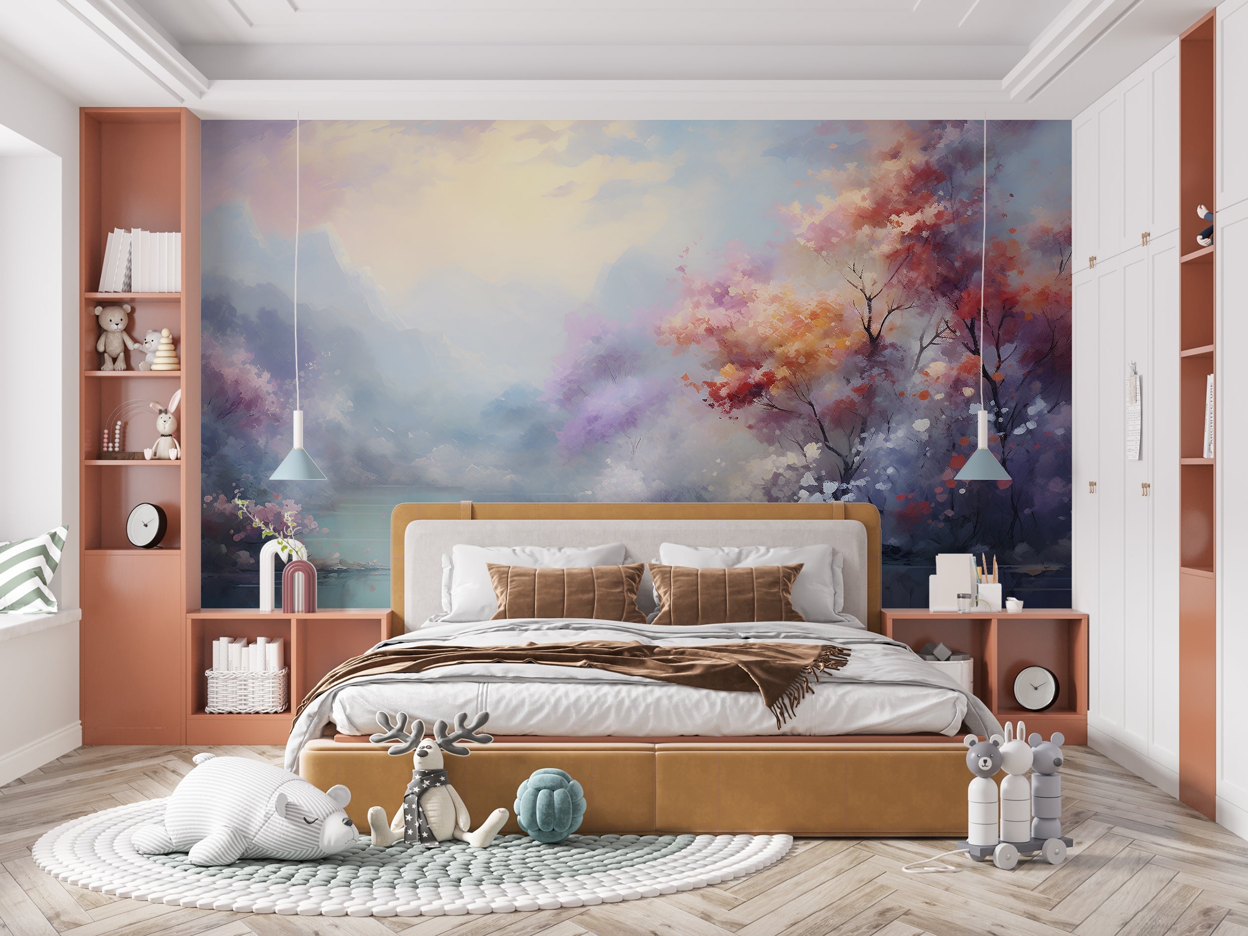 Vibrant Colorful Nature Wall Decor