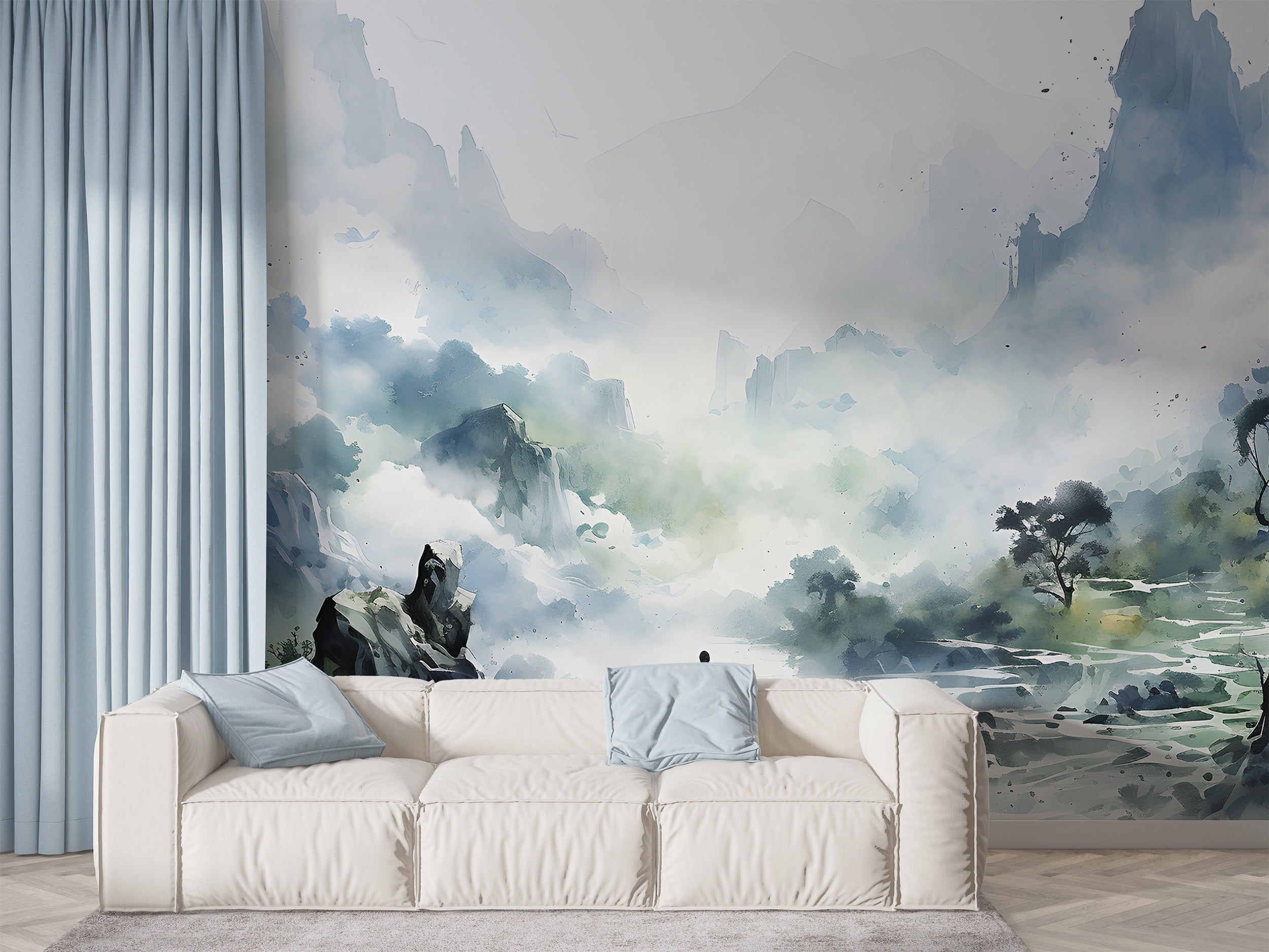 Elevate Your Space with Samurai-Inspired Mural