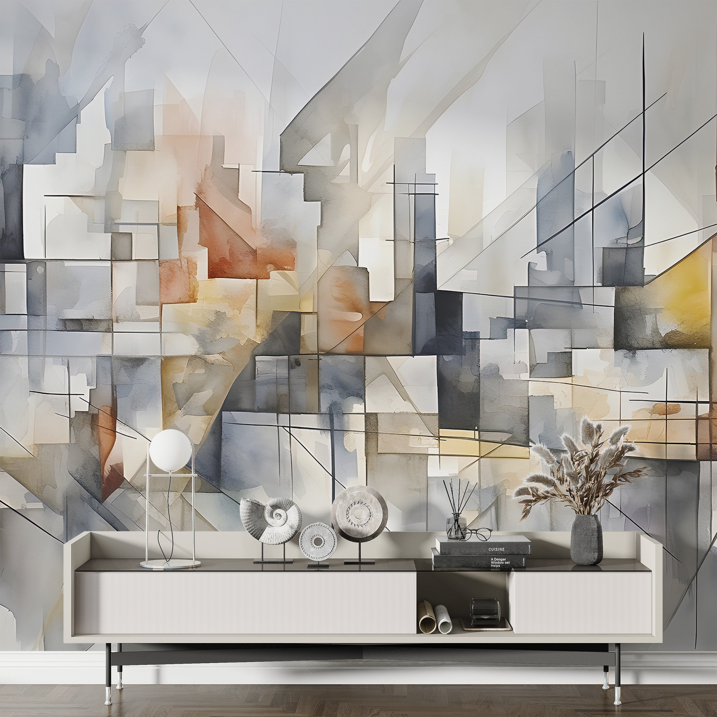 Watercolor Abstract Art for Walls
