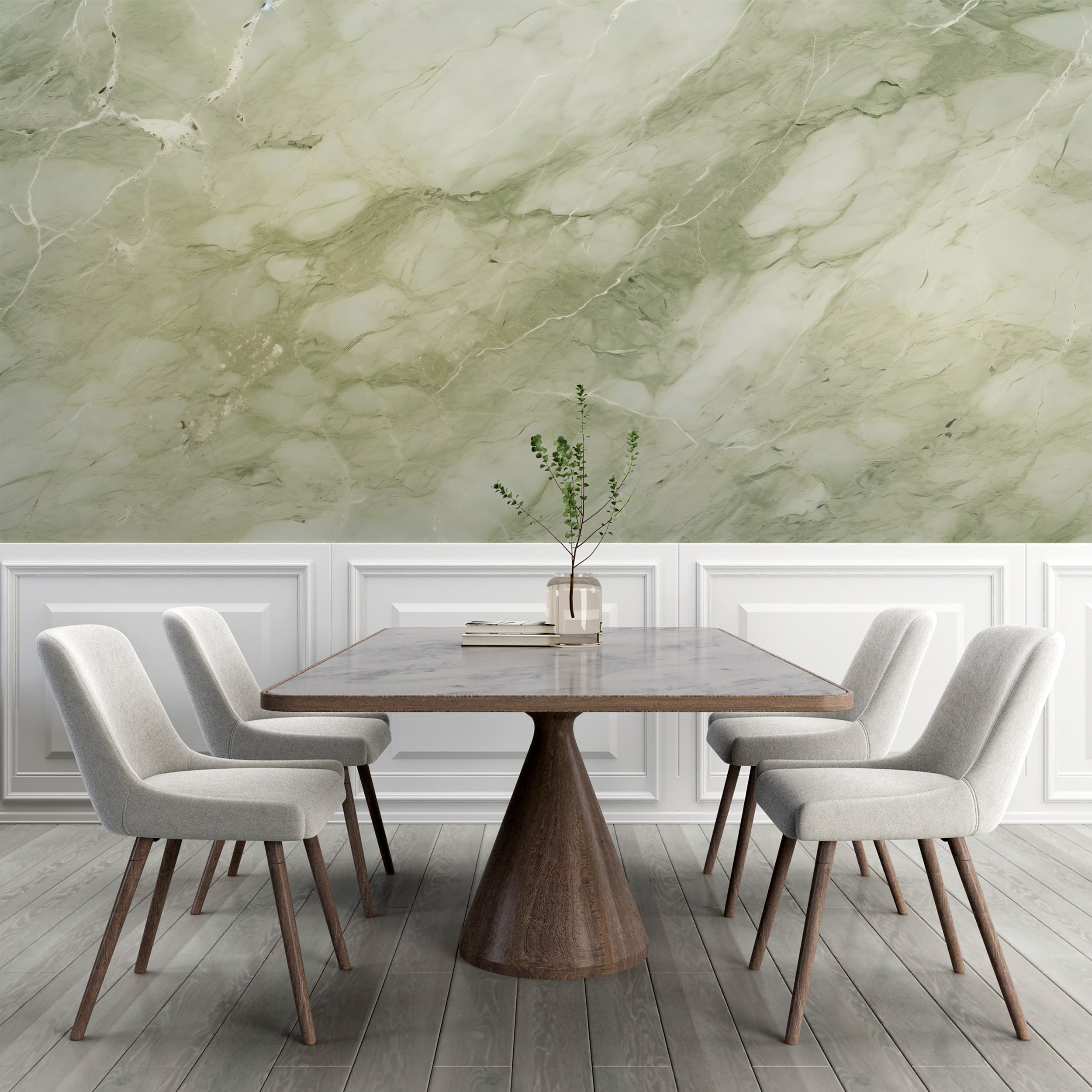 Effortless Application of Natural Stone-Inspired Wall Art