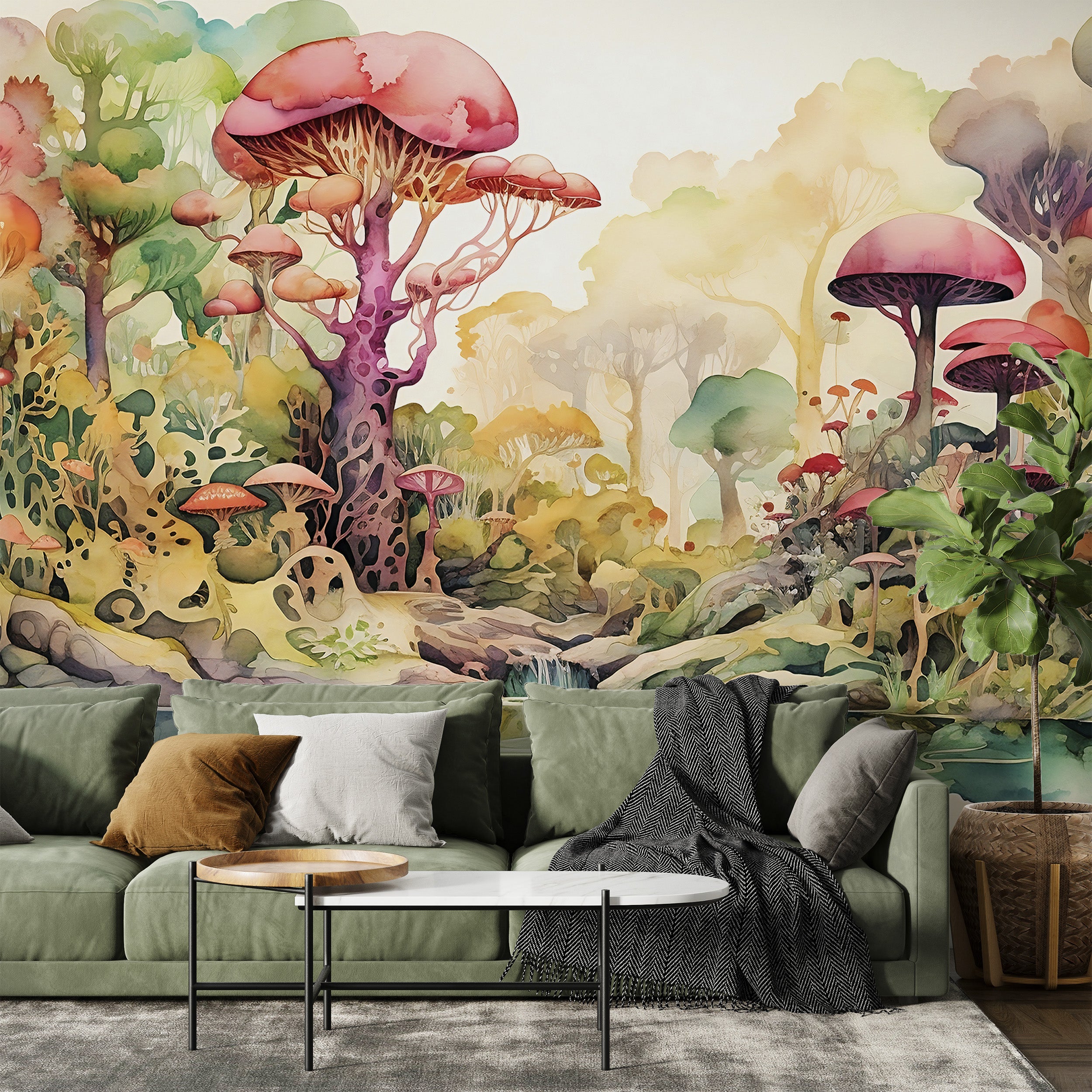 Create a Dreamy Oasis with Fairy Forest Mural