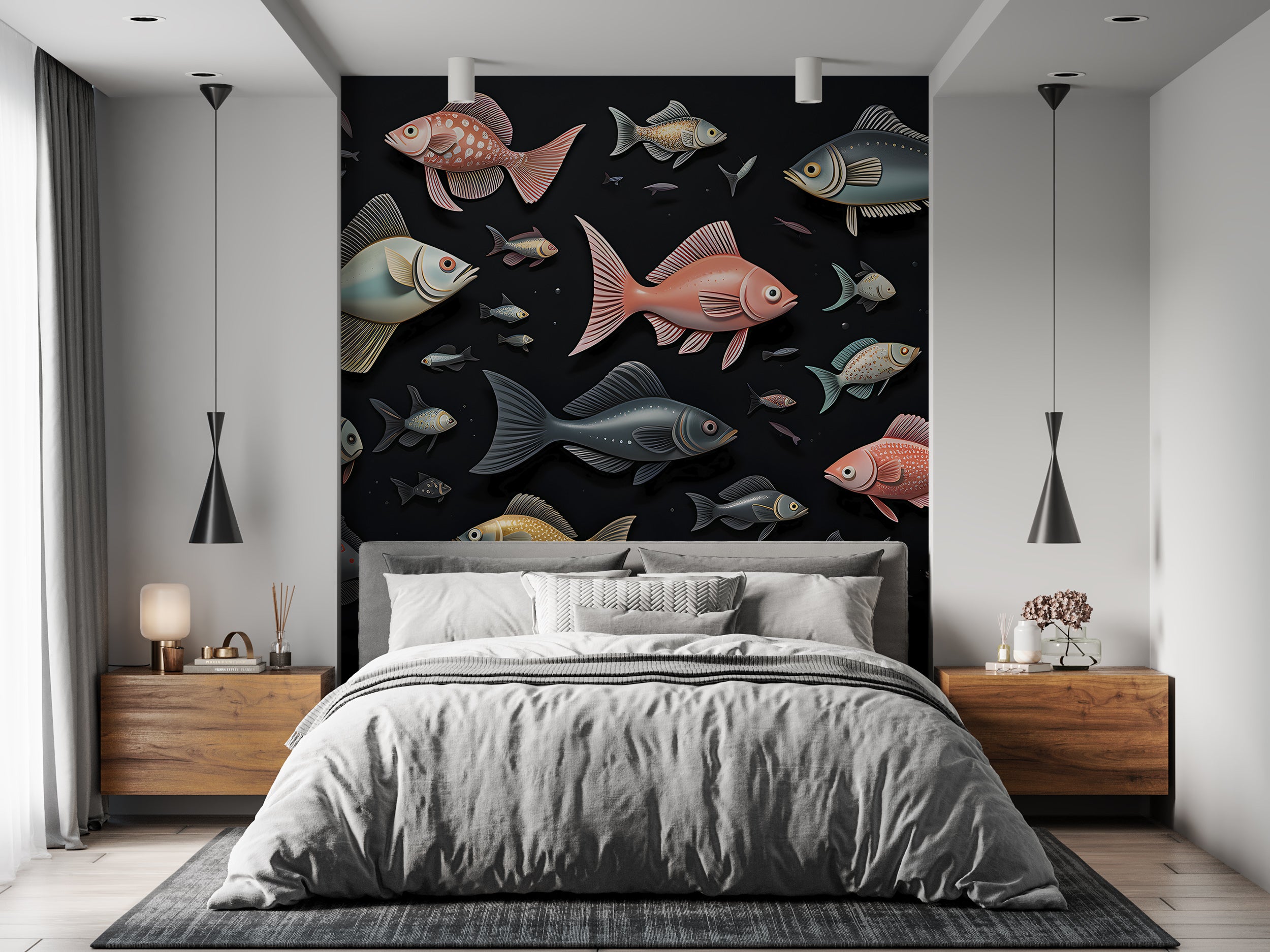 Tropical Fish Removable Wall Mural