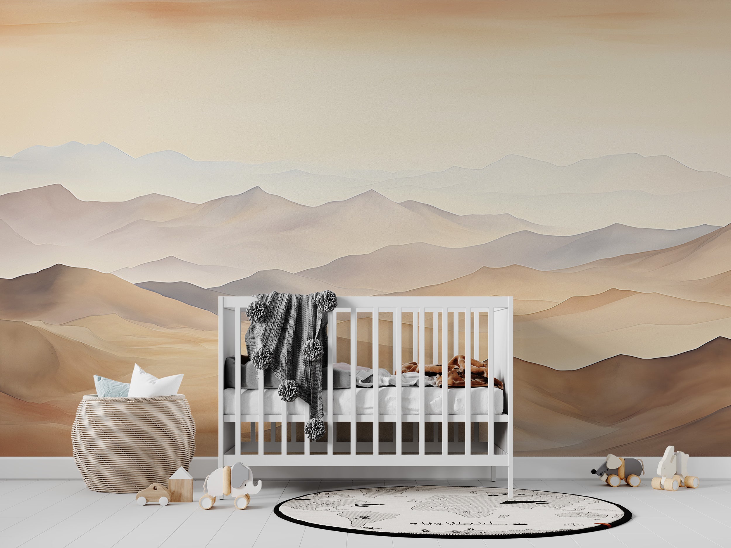Tranquil Sand Dunes Wallpaper for Desert-Themed Decor