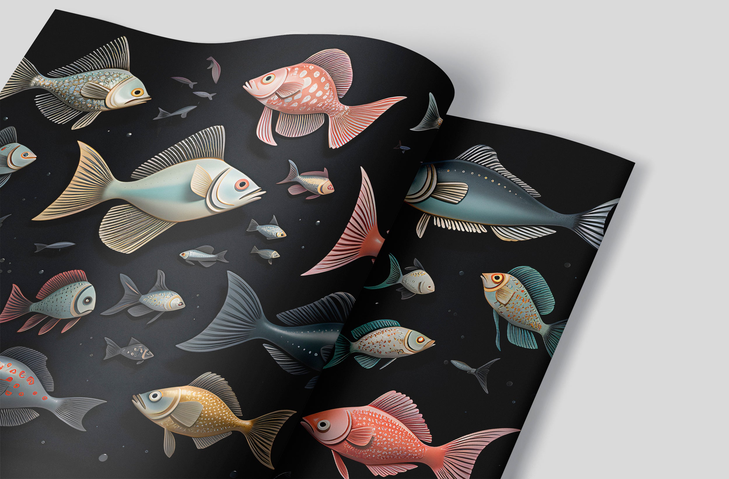 3D Effect Fish Wallpaper